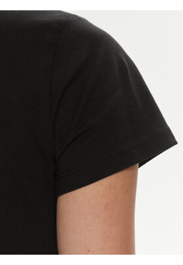 Liu Jo T-Shirt VA4216 JS923 Czarny Regular Fit. Kolor: czarny. Materiał: bawełna