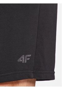 4f - 4F Szorty sportowe 4FAW23TSHOM212 Czarny Regular Fit. Kolor: czarny. Materiał: bawełna. Styl: sportowy #3