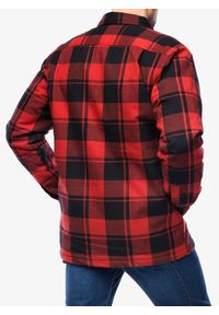 Koszula turystyczna męska Carhartt Flannel Sherpa-Lined Shirt Jac. Kolor: czerwony