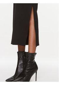 Calvin Klein Jeans Sukienka dzianinowa J20J222728 Czarny Regular Fit. Kolor: czarny. Materiał: bawełna, dzianina