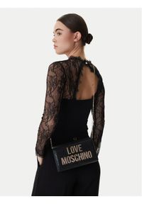 Love Moschino - LOVE MOSCHINO Torebka JC4104PP1OLK0000 Czarny. Kolor: czarny. Materiał: skórzane #1
