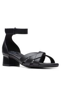 Clarks Sandały Desirae Lily 26171172 Czarny. Kolor: czarny. Materiał: skóra #3