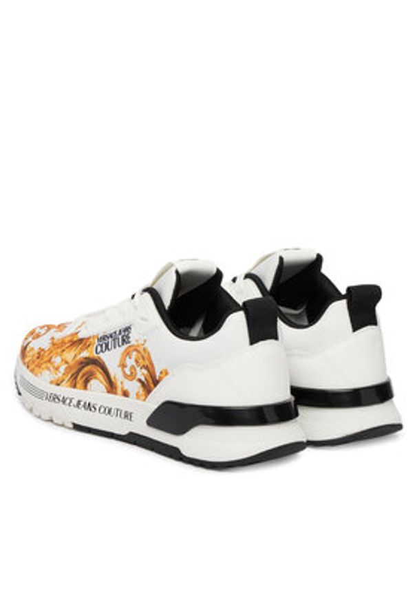 Versace Jeans Couture Sneakersy 80VA3SAA ZSE00 Biały. Kolor: biały. Materiał: materiał