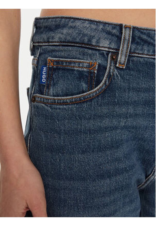 Hugo - HUGO Jeansy Elyah 50520615 Niebieski Regular Fit. Kolor: niebieski