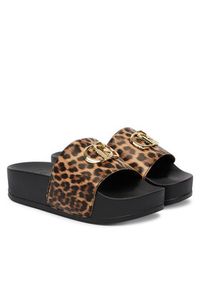 Liu Jo Klapki Mykonos 01 BA6077 EX022 Brązowy. Kolor: brązowy. Materiał: skóra #3