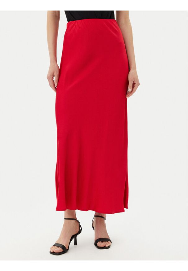 ViCOLO Spódnica maxi Gonna TD0472 Czerwony Slim Fit. Kolor: czerwony. Materiał: wiskoza