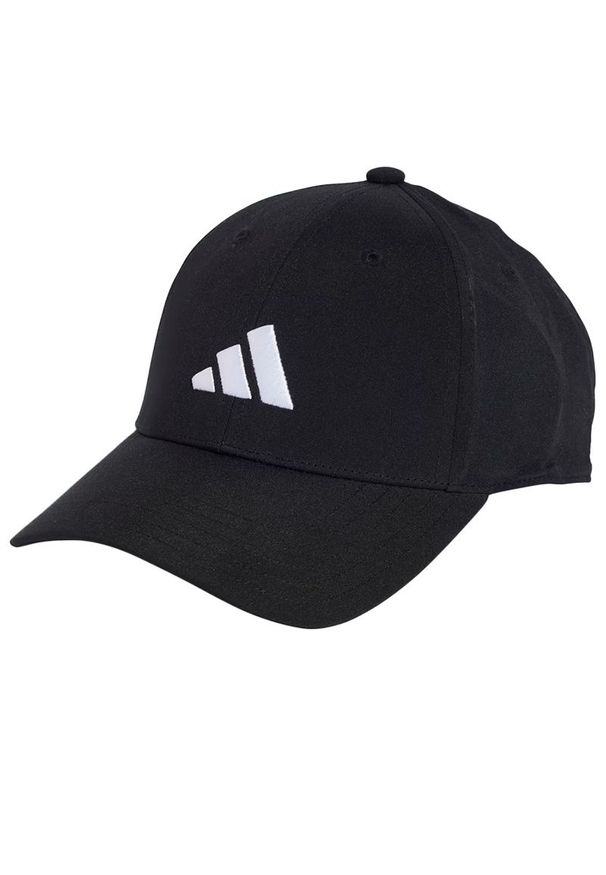 Adidas - Czapka z daszkiem dla każdego adidas New Logo Embroidered Baseball JN6589 - czarna. Kolor: czarny. Materiał: poliester. Sezon: lato. Styl: sportowy