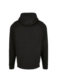 BUILD YOUR BRAND - Bluza Z Kapturem Unisex Dla Dorosłych Pełen Suwak Basic. Typ kołnierza: kaptur. Kolor: czarny