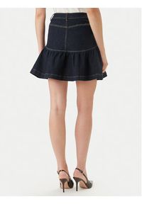 Morgan Spódnica jeansowa 261-JSOUBIA Granatowy Regular Fit. Kolor: niebieski. Materiał: bawełna #2