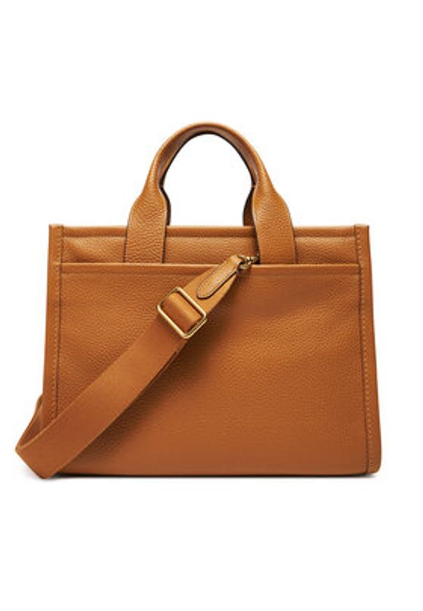 Coach Torebka CAM75 B4T7J Brązowy. Kolor: brązowy. Materiał: skórzane