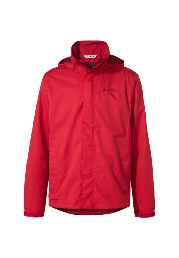 Kurtka przeciwdeszczowa męska Vaude Escape Light Jacket. Kolor: czerwony