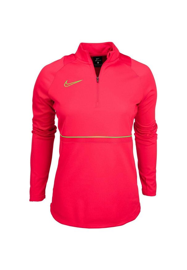 Bluza bez kaptura damska Nike Dri-FIT Academy. Typ kołnierza: bez kaptura. Kolor: różowy. Technologia: Dri-Fit (Nike)