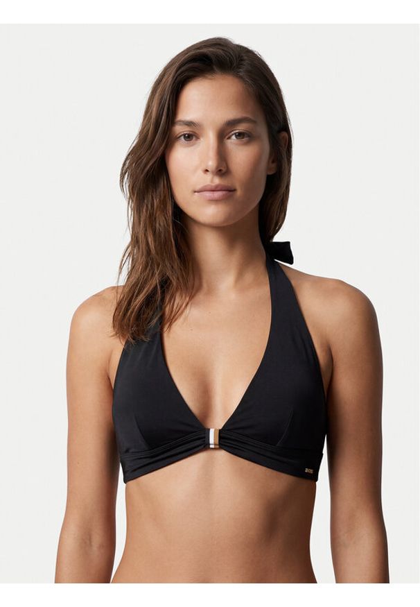 BOSS Góra od bikini 50561258 Czarny. Kolor: czarny. Materiał: syntetyk