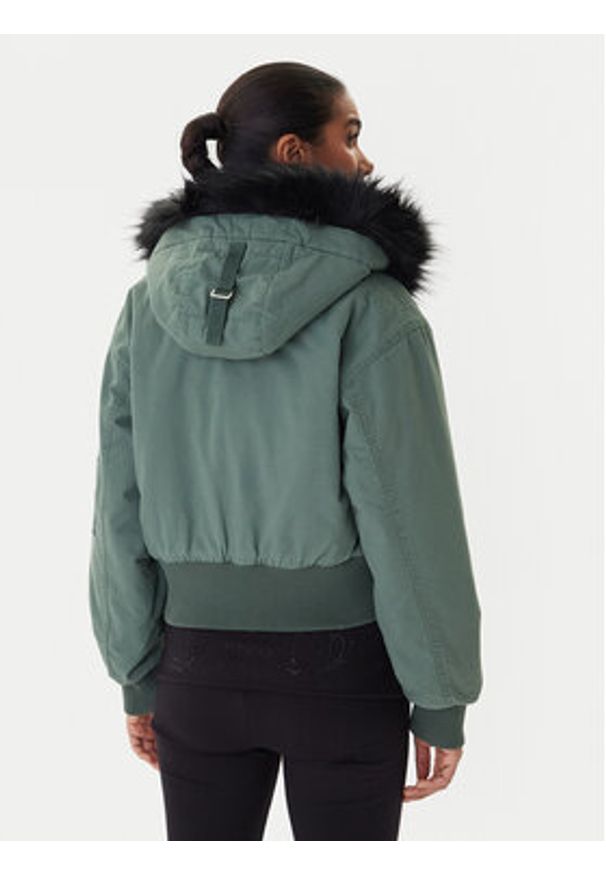 Juicy Couture Kurtka bomber JCOIJ225553 Zielony Regular Fit. Kolor: zielony. Materiał: syntetyk