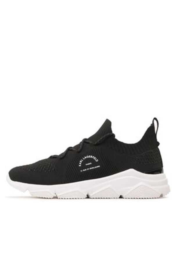 Karl Lagerfeld - KARL LAGERFELD Sneakersy KL51638 Czarny. Kolor: czarny. Materiał: materiał