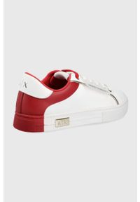Armani Exchange buty kolor biały. Nosek buta: okrągły. Zapięcie: sznurówki. Kolor: biały. Materiał: guma #3