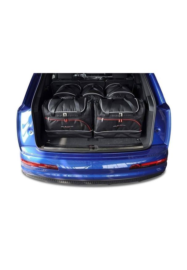 KJUST - Torby Do Bagażnika Audi Q7 2015+ 5Szt Kjust. Kolor: czarny. Styl: sportowy