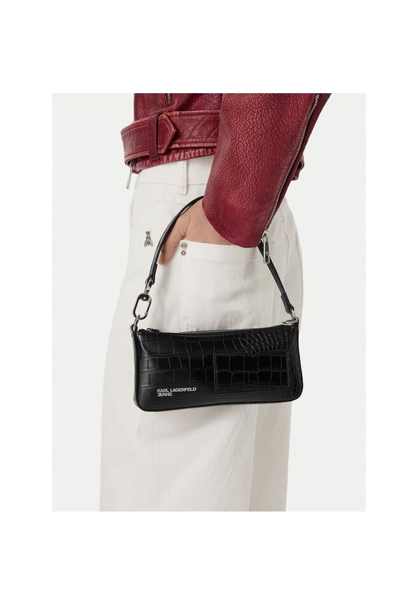 Torebka Karl Lagerfeld Jeans. Kolor: czarny