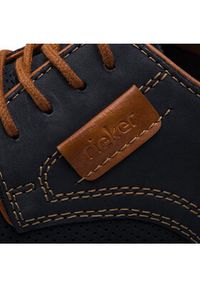 Rieker Półbuty 13439-14 Granatowy. Kolor: niebieski. Materiał: nubuk, skóra #2