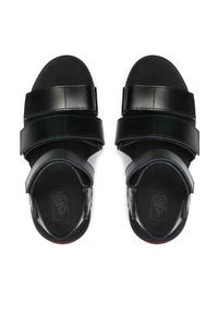 Vans Sandały Colfax Sandal VN0A4BWMBLK1 Czarny. Kolor: czarny. Materiał: skóra