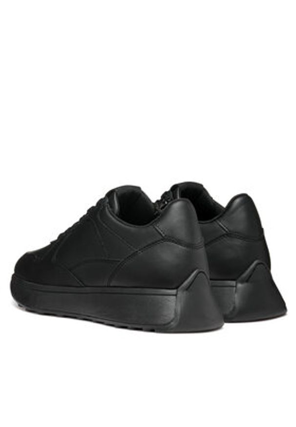 Geox Sneakersy D Amabel D46MDA 00085 C9999 Czarny. Kolor: czarny. Materiał: skóra