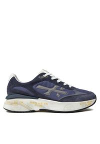 Premiata Sneakersy Moerun VAR 6731 Granatowy. Kolor: niebieski. Materiał: materiał