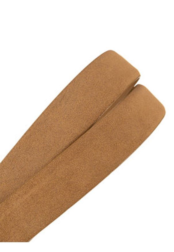Gino Rossi Pasek Damski BLYL24006-1 Brązowy. Kolor: brązowy. Materiał: zamsz, skóra