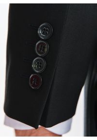 Pako Lorente - PAKO LORENTE - Wełniany czarny garnitur męski. Kolor: czarny. Materiał: wełna #8