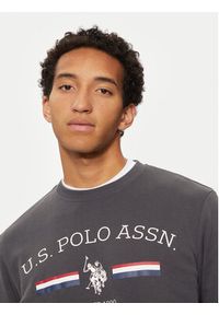 U.S. Polo Assn. Bluza MUP1660 Szary Regular Fit. Typ kołnierza: polo. Kolor: szary. Materiał: bawełna #3