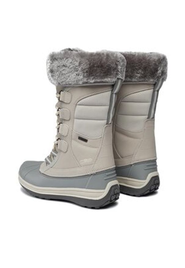 CMP Śniegowce Thalo Wmn Snow Boot Wp 30Q4616 Beżowy. Kolor: beżowy. Materiał: skóra