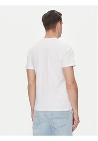 Schott NYC T-Shirt TSCASUALV Biały Regular Fit. Kolor: biały. Materiał: bawełna #3