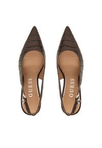 Guess Szpilki FLFPLS LEP05 Brązowy. Kolor: brązowy. Materiał: skóra. Obcas: na szpilce #5