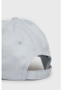 Calvin Klein czapka z daszkiem bawełniana kolor niebieski z aplikacją. Kolor: niebieski. Materiał: bawełna. Wzór: aplikacja #4