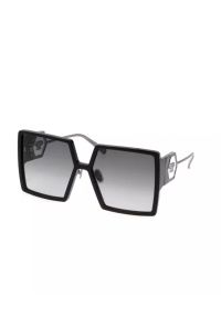 Philipp Plein - PHILIPP PLEIN - Czarne okulary przeciwsłoneczne Diva. Kolor: czarny. Wzór: ażurowy #3