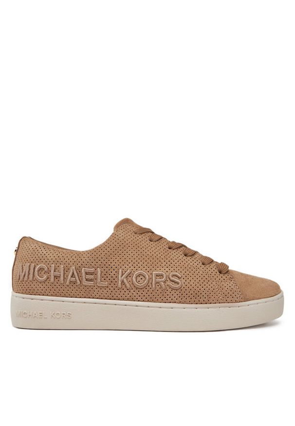 Michael Kors Sneakersy Keaton Lace up 43R5KEFS1S Brązowy. Kolor: brązowy. Materiał: skóra