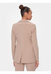 Vero Moda Marynarka Sara 10299864 Beżowy Slim Fit. Kolor: beżowy. Materiał: syntetyk #5