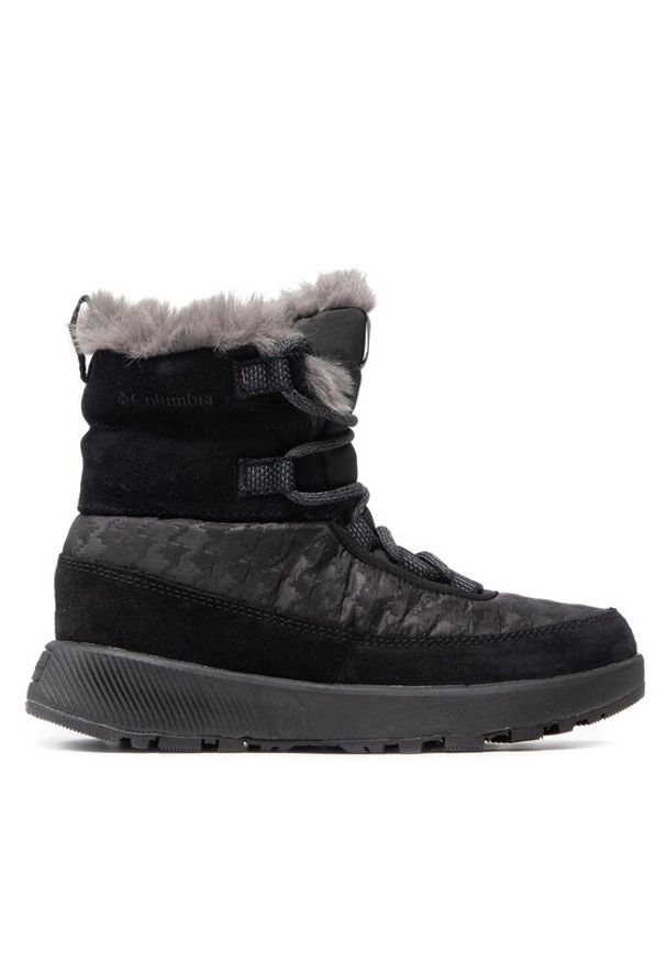 columbia - Columbia Śniegowce Slopeside Peak Luxe BL5106 Czarny. Kolor: czarny. Materiał: zamsz, skóra