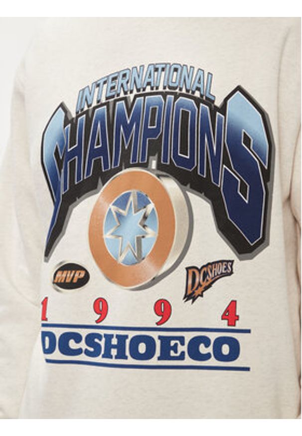 DC Shoes Bluza Mvp Crew ADYSF03121 Écru Relaxed Fit. Materiał: bawełna