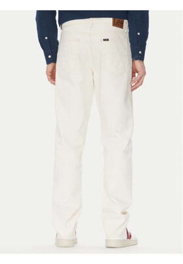 Lee Jeansy Oscar 112364188 Biały Tapered Fit. Kolor: biały