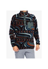 KAVU - Bluza polarowa męska Kavu Teannaway. Kolor: zielony. Materiał: polar