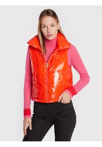 Pinko - PINKO Bezrękawnik Gracia 1G181P A00N Pomarańczowy Regular Fit. Kolor: pomarańczowy. Materiał: syntetyk. Długość rękawa: bez rękawów #1