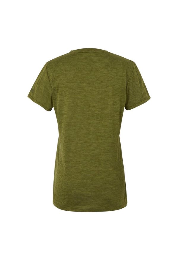 Regatta - T-shirt Damski Kwiaty Fingal IX. Kolor: zielony. Wzór: kwiaty