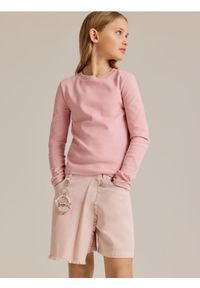 Reserved - Spódnico-szorty Pusheen - brudny róż. Kolor: różowy. Materiał: bawełna #1