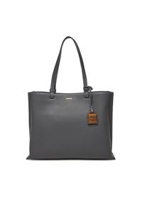DKNY Torebka Alya R44A1I52 Szary. Kolor: szary. Materiał: skórzane