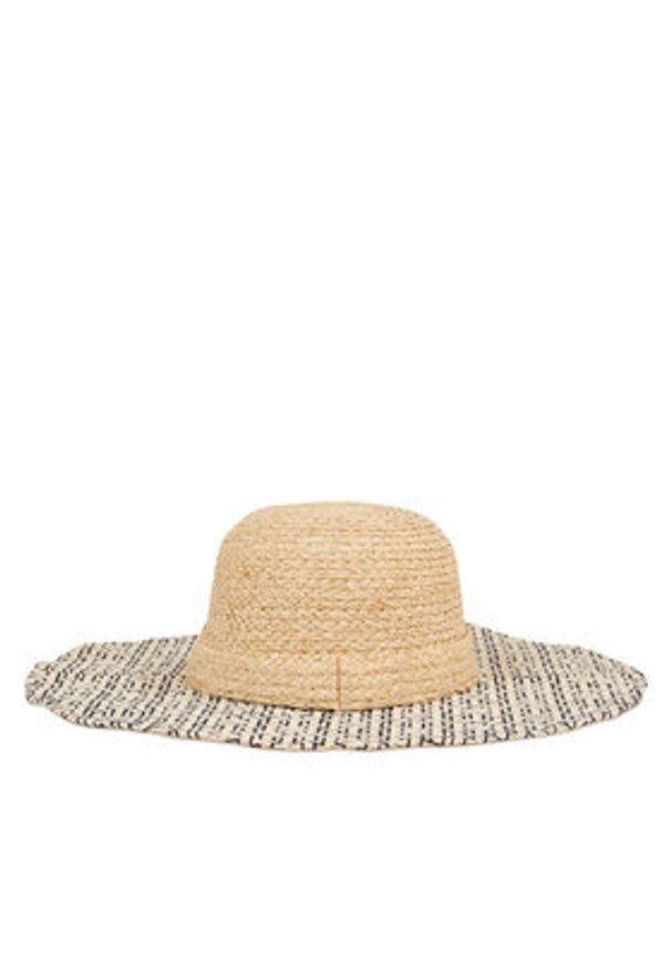 TOMMY HILFIGER - Tommy Hilfiger Kapelusz Beach Summer Straw Hat AW0AW16042 Écru. Materiał: materiał