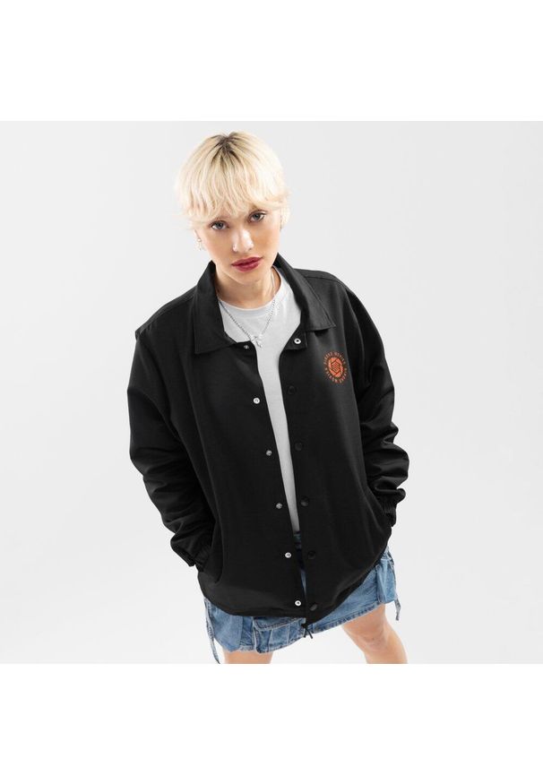 Kurtka sportowa damska coach Surf SIROKO Movies-W. Kolor: czarny, wielokolorowy, pomarańczowy