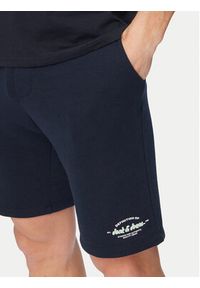 Jack & Jones Komplet t-shirt i spodenki Brandon 12298184 Granatowy Regular Fit. Kolor: niebieski. Materiał: bawełna #3