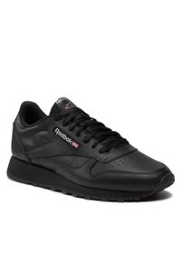 Buty Reebok Classic Leather GY0955 Cblack/Cblack/Pugry5. Kolor: czarny. Materiał: skóra. Model: Reebok Classic #1