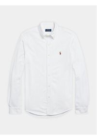 Polo Ralph Lauren Koszula 710932545002 Biały Custom Fit. Typ kołnierza: polo. Kolor: biały. Materiał: bawełna #4