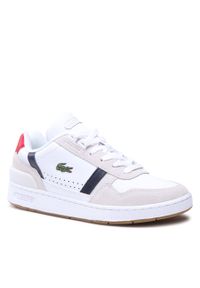 Sneakersy Lacoste T-Clip 0120 2 Sfa 740SFA0043407 Wht/Nvy/Red. Kolor: biały